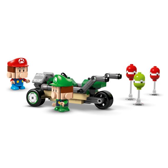 Конструктор LEGO Super Mario Mario Kart – Baby Mario vs. Baby Luigi (72034) | Зображення 4