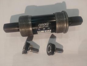 Каретка велосипедная   неразборная   (квадрат)   (L-127.5mm)   YKX