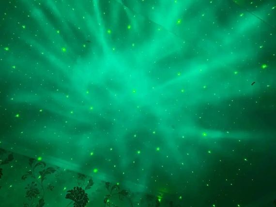 Astronaut Проектор галактики лазерный Астронавт-космонавт, звездное небо на потолке с пультом Белый | Зображення 4