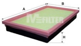 Фільтр повітряний OPEL (вир-во M-filter) MFILTER K168 на NISSAN ALMERA Classic (B10)