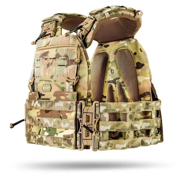Плитоноска М7 PRO GEN Skelet + 7 підсумків Мультикам | Зображення 6