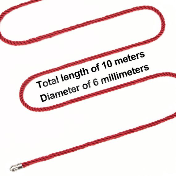 Веревка - Rebellion Reign Red Bondage Rope, 10 м sexstyle | Зображення 7