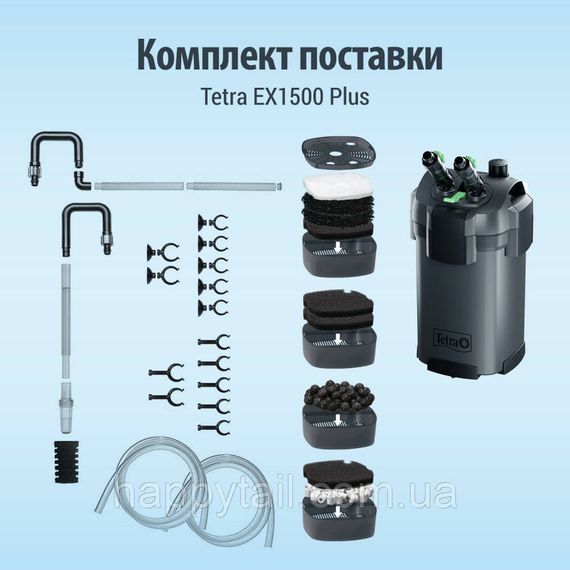 Зовнішній фільтр Tetra EX 1500 Plus — Потужність 1900 л/год для акваріумів до 600 л | Зображення 1