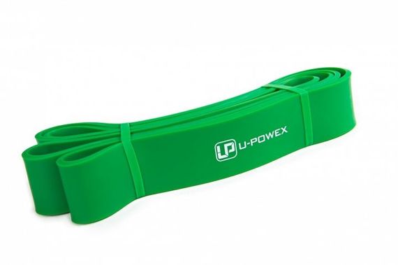 Эспандер-петля (резинка для фитнеса и кроссфита) U-POWEX UP_1050 Pull up band (23-57kg) Green | Зображення 3