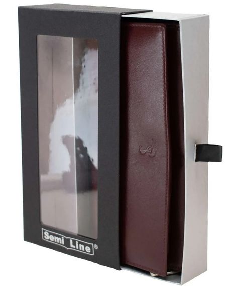 Гаманець жіночий шкіряний Semi Line RFID Dark Red (P8264-2) (DAS303152) | Зображення 2