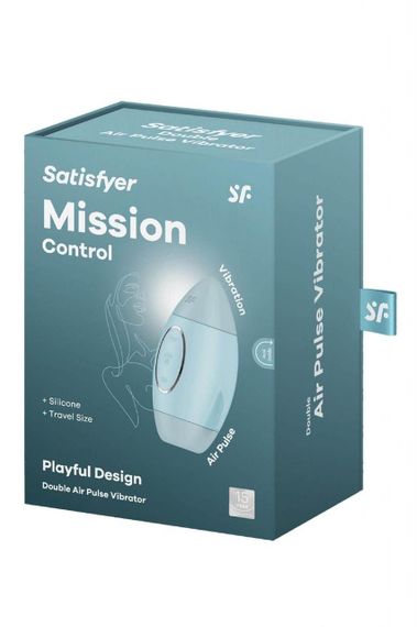 Вакуумный стимулятор - Satisfyer Mission Control Blue sexstyle | Зображення 2