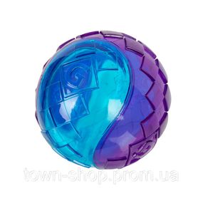 Игрушка для собак Мяч с пищалкой GiGwi BALL, резина, 8 см