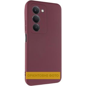 Чохол TPU GETMAN Liquid Silk Full Camera для Xiaomi Redmi 15 4G (Global) / 5G Бордовий / Marsala