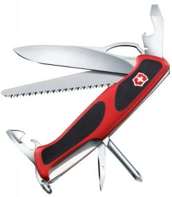 Ніж VICTORINOX 0.9663.МC Delemont RangerGrip 78 Black/Red