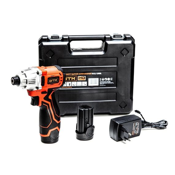 Гвинтокрут акумуляторний GTM IS12/120BL (120 Нм, 1/4", BL, GTM 12V)