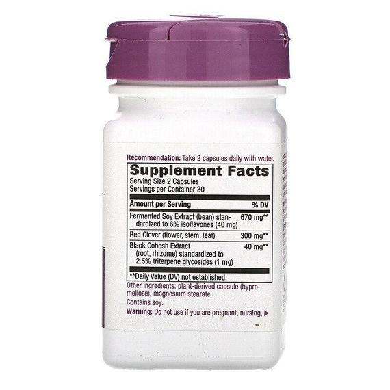 Менопауза (червона конюшина, клопогон), Menopause, Nature's Way, 60 капсул | Зображення 1