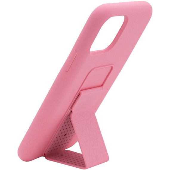 Чохол Silicone Case Hand Holder для Apple iPhone 11 Pro (5.8") Рожевий / Pink | Зображення 1