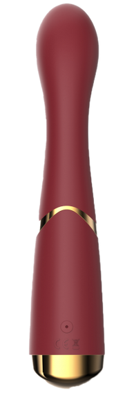 Вібратор для точки G Dream toys Romance Lucy, марсаловий, 19.5 х 3.8 см Sex Aura | Зображення 2