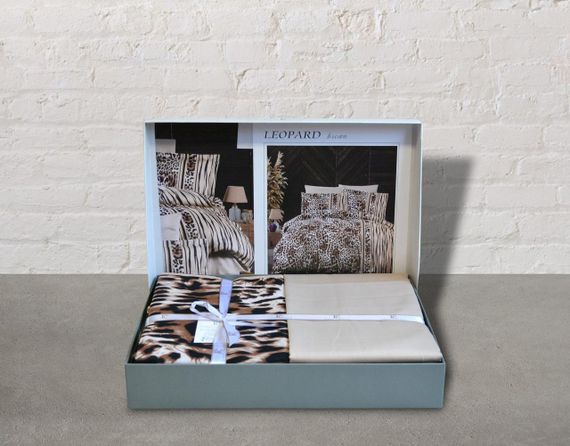 Постельное белье First Choice Cotton Satin 160х220 Leopard Brown | Зображення 2