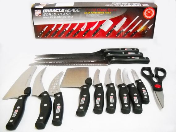 Набір кухонних ножів Mibacle Blade "Диво-ножі", 12 предметів | Зображення 1