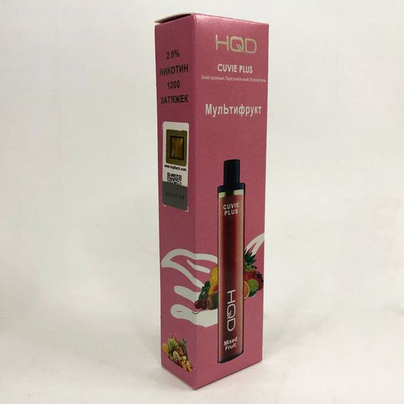 Одноразовая pod-система HQD Cuvie PLUS 1200 puffs. Мультифрукт | Зображення 2