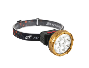 Фонарь налобный с аккумулятором 5 LED micro USB