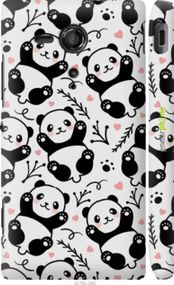 Чохол на Sony Xperia SP M35H Панди "4318c-280-2448"