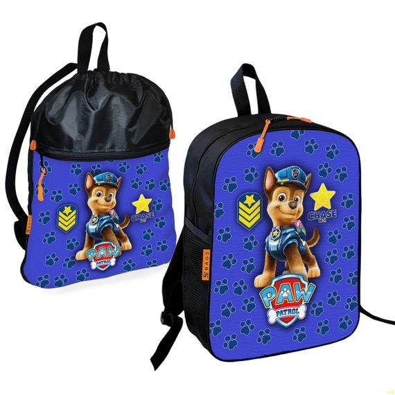 Шкільний рюкзак дитячий Щенячий патроль + Сумка для взуття спортивної форми рюкзак-мішок хлопчикові (01899)