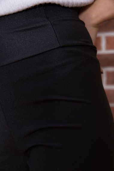 Чорні лосини, з еко-шкіри, з втягуючим ефектом, 164R1497 | Зображення 4