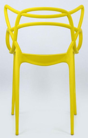 Крісло Masters Chair жовтий пластик PP, дизайн Philippe Starck | Зображення 2