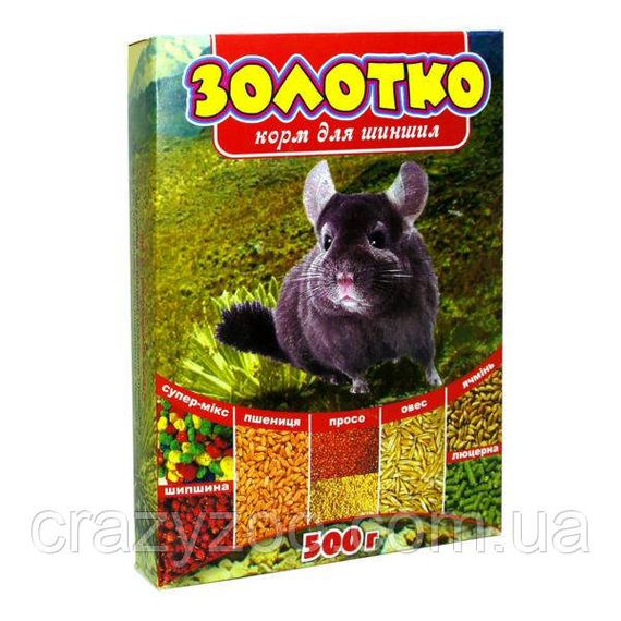 Корм для шиншил Золотко 500 г К-4467