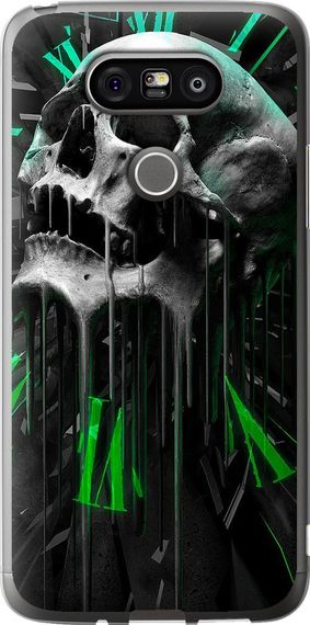 Чехол на LG G5 H860 Череп-часы "4100u-348-17620"