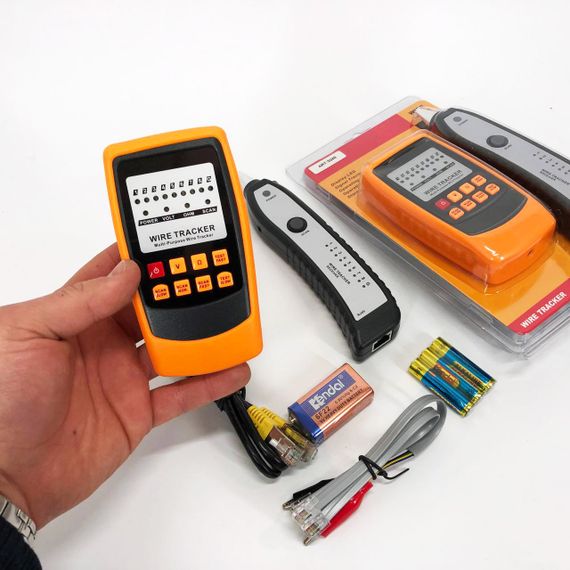 Кабельний LAN тестер трасошукач Веnеtесh GМ 6О з роз'ємами RJ-11 і RJ-45 шукач дротів індикатор проводки MV-98 | Зображення 7