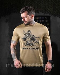 Тактична футболка для відведення поту OBLIVION soldier coyot ДЛ7161