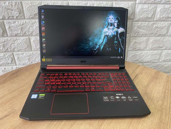 Ноутбук Acer Nitro 5 AN515-54 15.6"FHD/IPS/i5 9300H/8Gb/HDD2Tb/GTX1650-4Gb+Intel UHD 630/5%