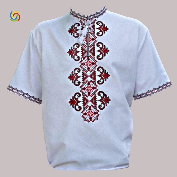 Рубашка Украинская вышиванка 33326689 цвет белый размер L/XL