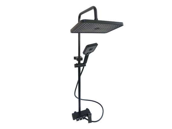 Душова система MILLZ зі змішувачем на 3 функції чорний MRS-AL-C200 (black) 1/5