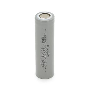 Акумулятор WMP-4000 18650 Li-Ion Flat Top, 2400mAh, 3.7V, Gray