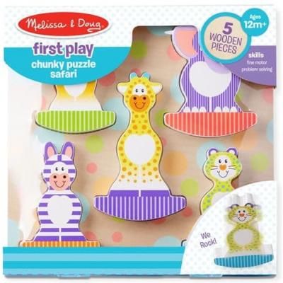 Розвиваюча іграшка Melissa&amp;Doug Формовий пазл Сафарі (MD1886)