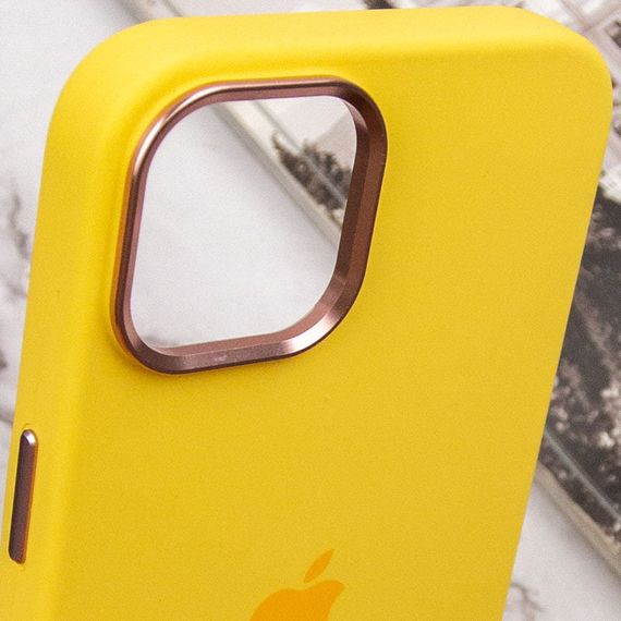 Чохол Silicone Case Metal Buttons (AA) для Apple iPhone 13 (6.1") | Зображення 7