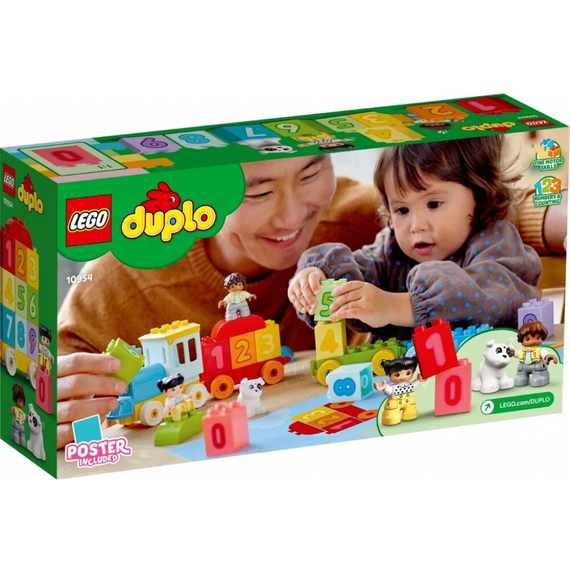 Конструктор LEGO Duplo Потяг із цифрами — вчимося рахувати 23 деталі (10954) | Зображення 7