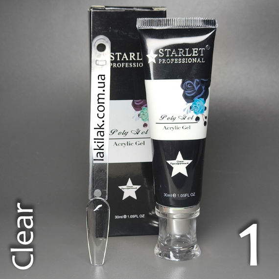 Полігель Starlet Professional №01 (прозорий) в тюбику 30мл