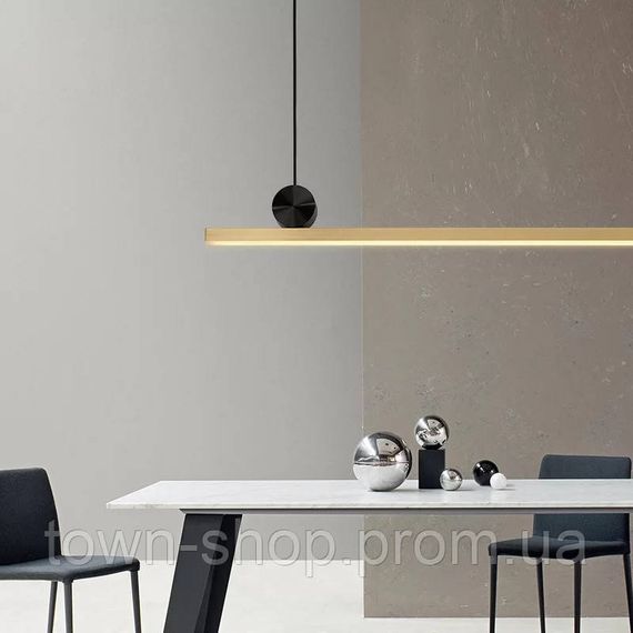 Люстра потолочная LED D7056/880-k Золото 13-150х6х88 см. | Зображення 4