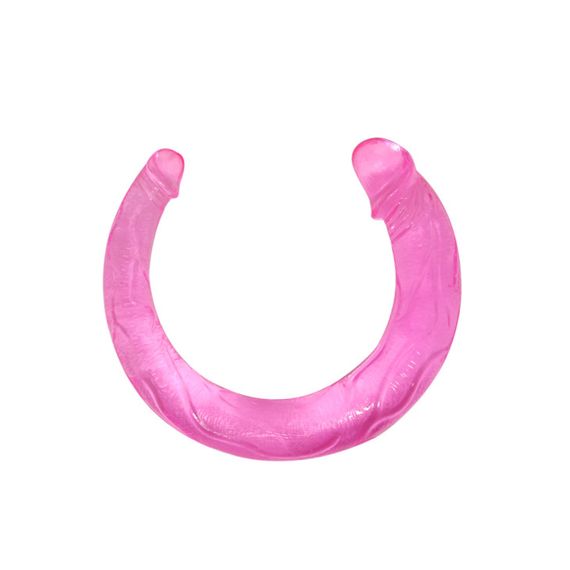 Двосторонній фалоімітатор - Double Dones Dildo Pink Sex Aura | Зображення 3