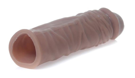 Насадка презерватив удлиняющая Boss Series - Perfect Sleeve Mulatto ( extends 4 cm ), BS6700082 sexstyle | Зображення 6