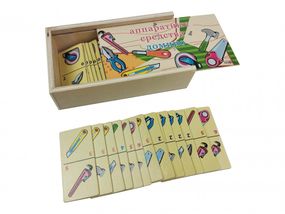 Дитяче доміно в пеналі MD 2482 дерев'яне  Інструменти MD 2482-6