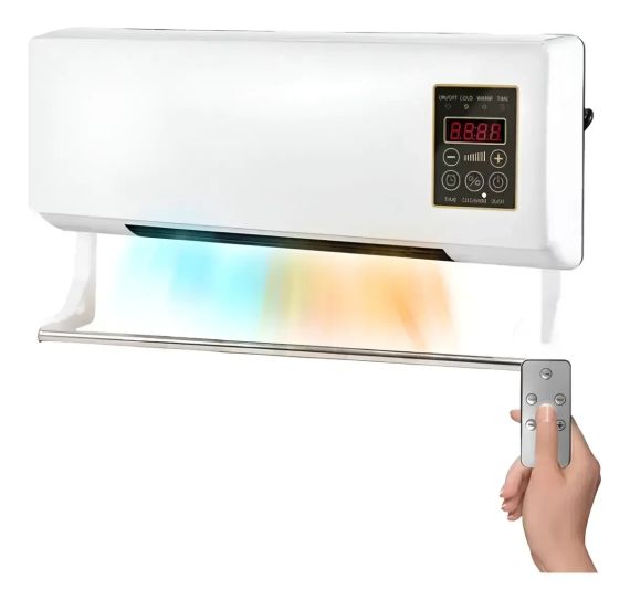 Обігрівач та охолоджувач повітря 2 в 1 з пультом дистанційного керування Prandtex 2000W