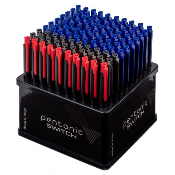 Набор шариковых автоматических ручек Pentonic 411927 100 шт/уп | Зображення 1