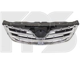 Решетка радиатора Toyota Corolla '10-13 внешняя+внутрення, черная+хром (FPS) 5311102570