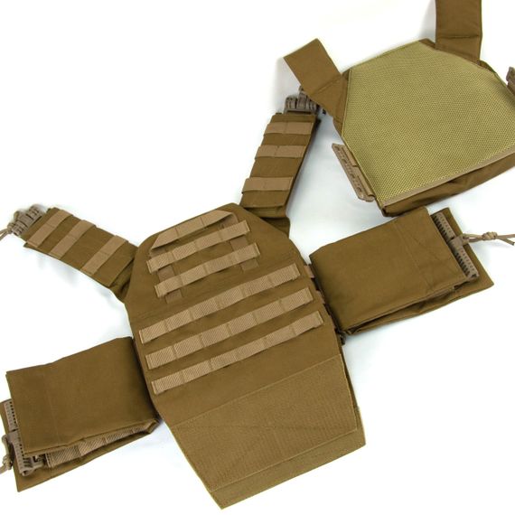 Плитоноска Plate Carrier зі швидким скиданням Cordura 600 D Койот (coyote) | Зображення 4