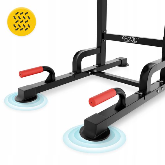Багатофункціональна стійка для підтягувань 4FIZJO Pro регульована Black (P-5905973402620) | Зображення 1