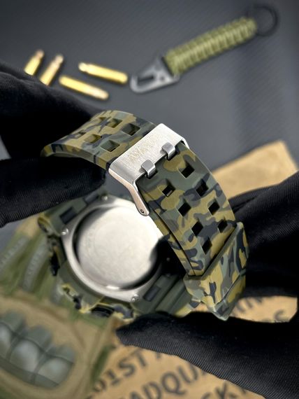 Чоловічий годинник Awarder 003 Тризуб золото Army Green | Зображення 4