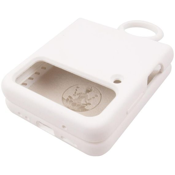 Чехол Foldables Silicone Cover Lakshmi (AAA) для Samsung Galaxy Z Flip4 Белый / White | Зображення 3