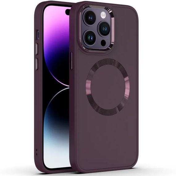 TPU чохол Bonbon Metal Style with MagSafe для Apple iPhone 15 Pro Max (6.7")
