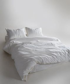 Постельное белье Limasso Stonewashed Ranforce 160 х 220 см Snow White